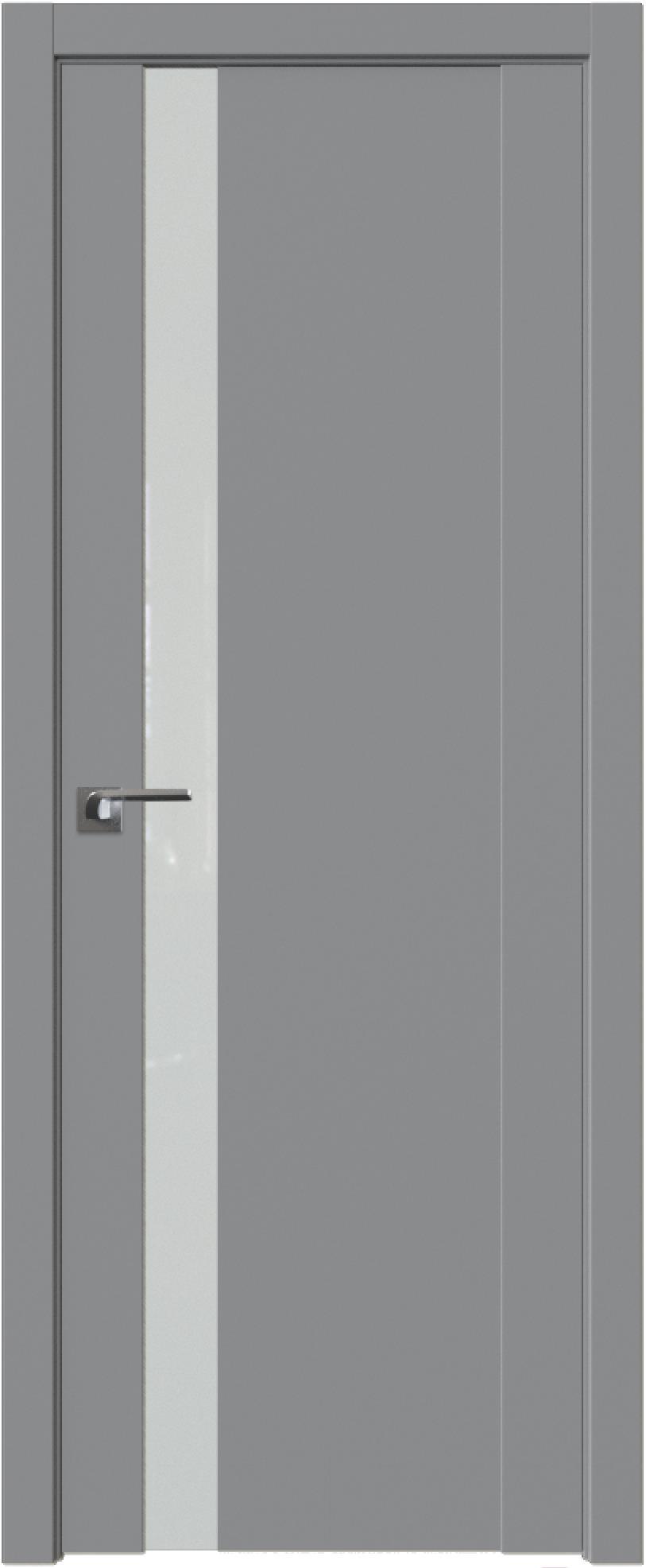 

Дверь межкомнатная ProfilDoors Модерн 62U 60x200 манхэттэн/стекло Lacobel белый лак, Модерн 62U 60x200