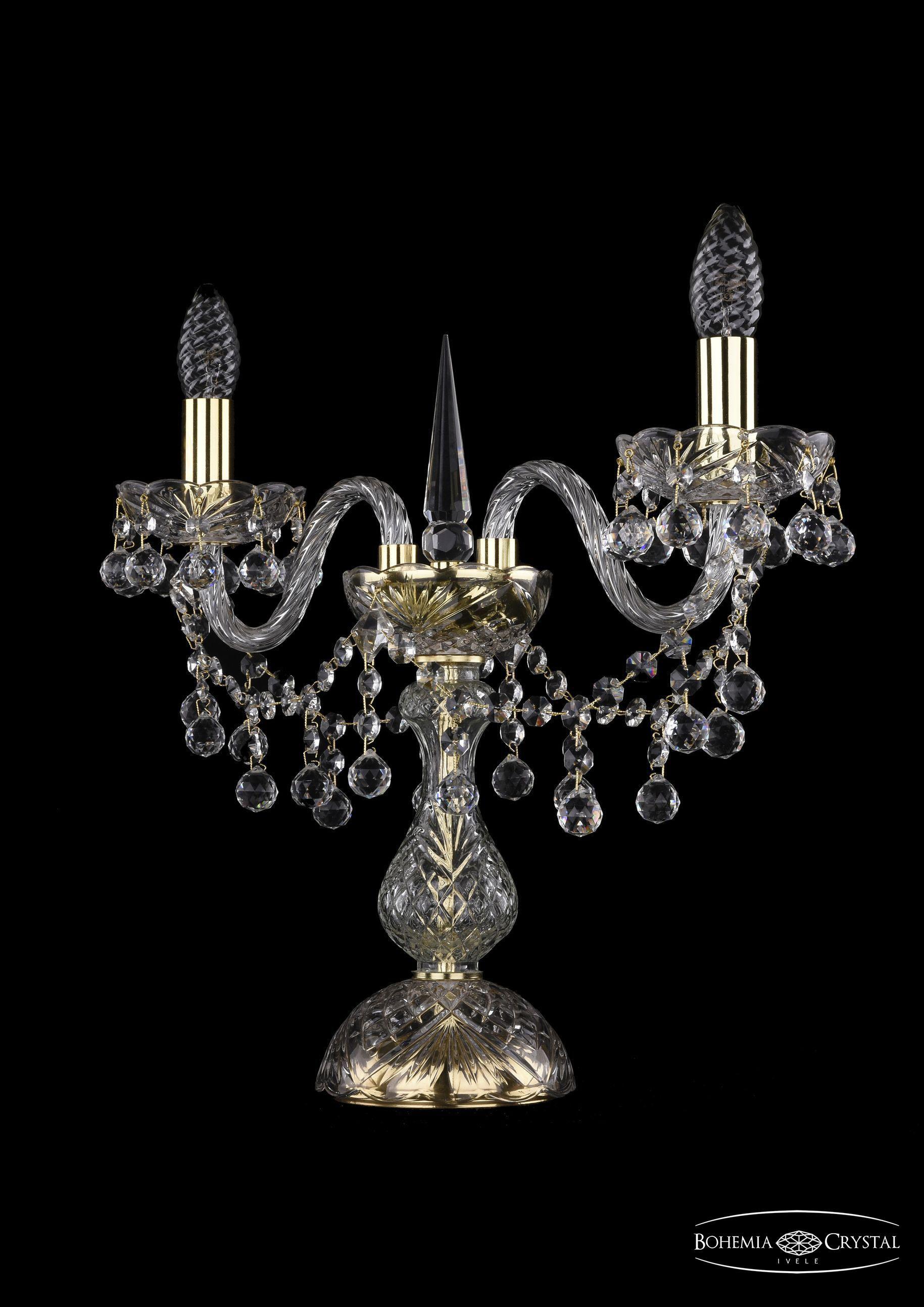 

Подвесная люстра Bohemia Ivele Crystal 1409L/2/141-39/G, Настольная лампа Bohemia Ivele Crystal 1409L/2/141-39/G