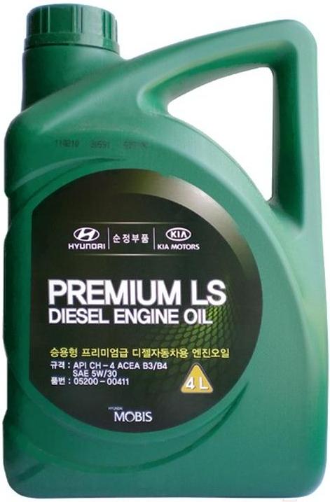 

Моторное масло Hyundai/KIA Premium LS Diesel 5W30 4л [0520000411], Моторное масло Hyundai/KIA Premium LS Diesel 5W30 4л 0520000411