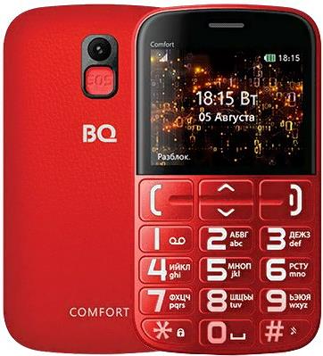 

Мобильный телефон BQ Comfort BQ-2441 красный/черный, Comfort BQ-2441