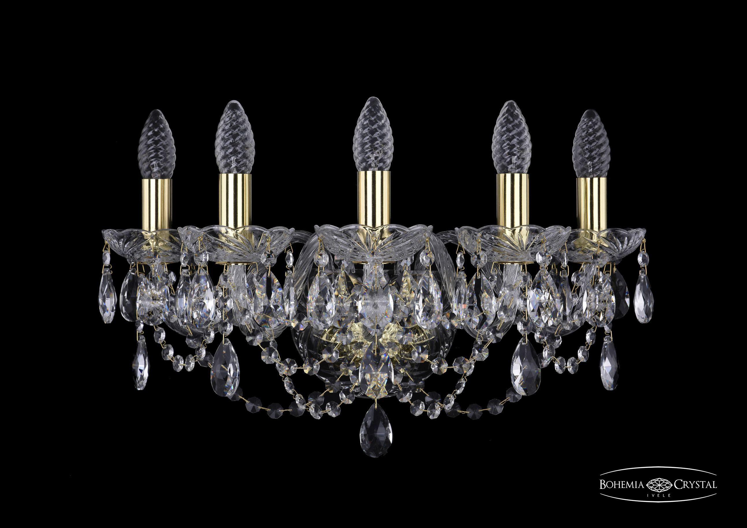 

Подвесная люстра Bohemia Ivele Crystal 1406B/5/160/G, Бра Bohemia Ivele Crystal 1406B/5/160/G
