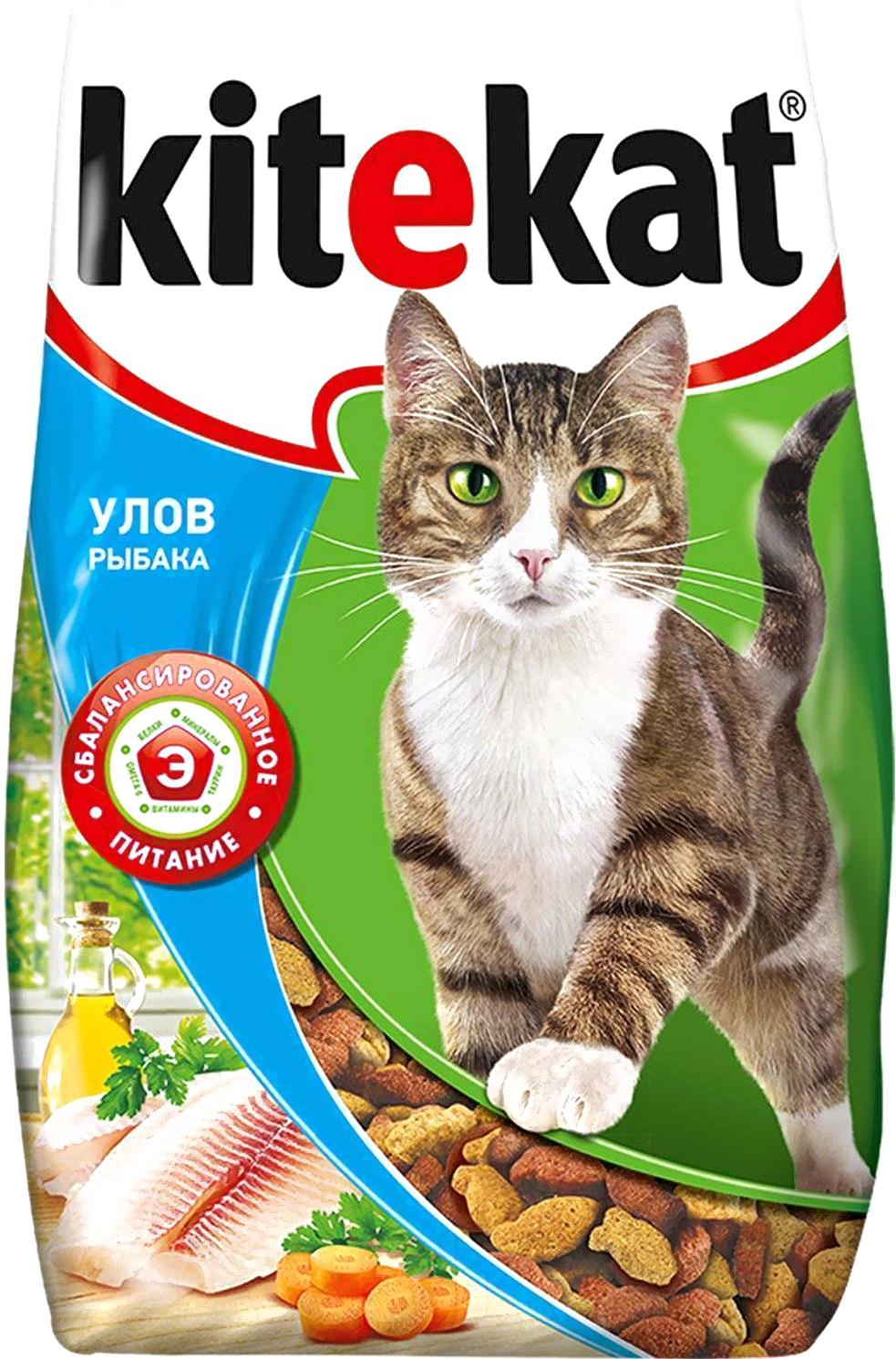 

Корм для кошек Kitekat Улов рыбака (350г), Улов рыбака 350г
