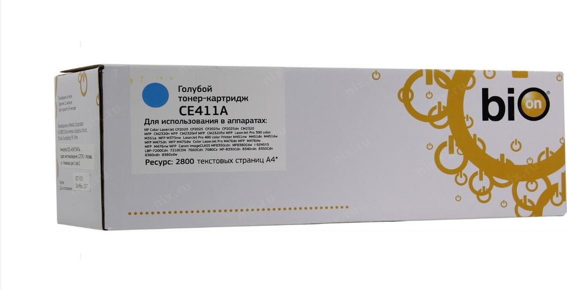

Картридж Bion CE411A [BCR-CE411A], CE411A