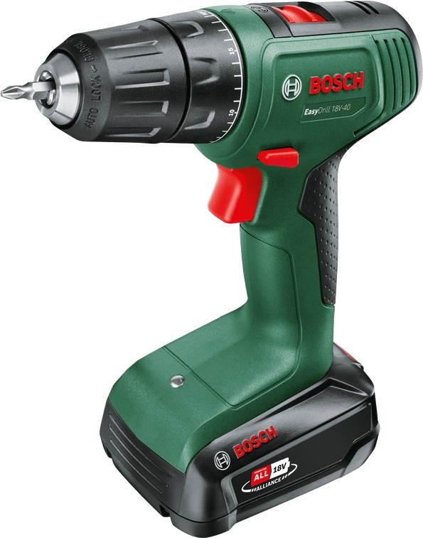 

Дрель-шуруповерт Bosch EasyDrill 18V-40 1 АКБ ЗУ кейс (06039D8004)