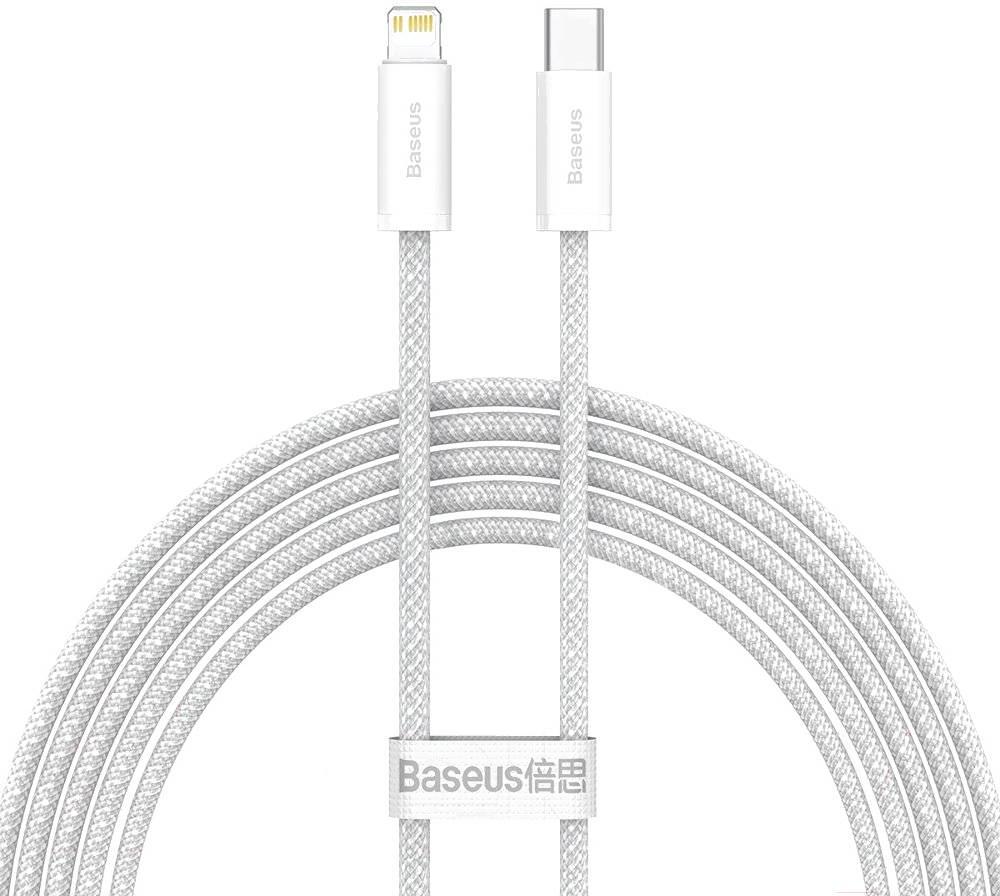 

Кабель для компьютера Baseus CALD000102, Кабель Baseus CALD000102 Dynamic Series Fast Charging Data Cable Type-C to iP 20W 2m White / Baseus Dynamic Series Fast Charging Data Cable Type-C to iP 20W 2m White (CALD000102)