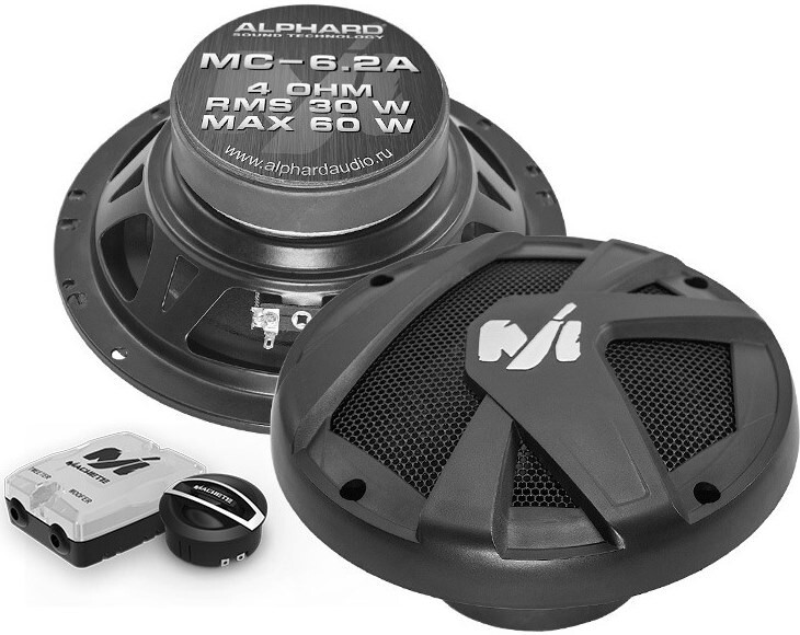 

Автоакустика Alphard Компонентная АС MC-6.2A