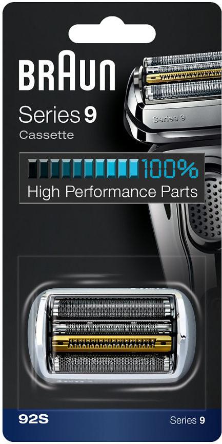

Насадка для прибора по уходу за кожей Braun Сетка д/бритвы с реж. блоком Series9 92S, Сетка для электробритвы Braun Series9 92S + режущий блок