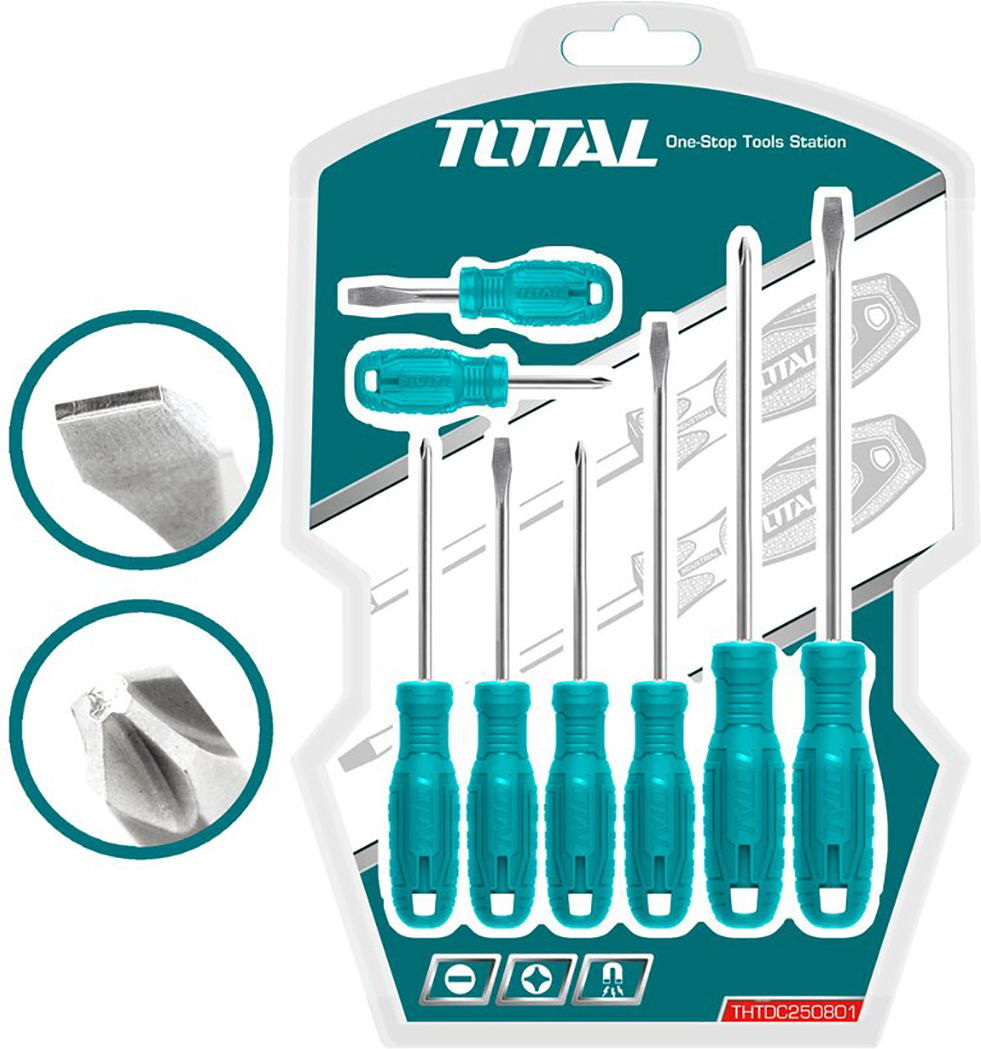

Набор отверток TOTAL THTDC250801