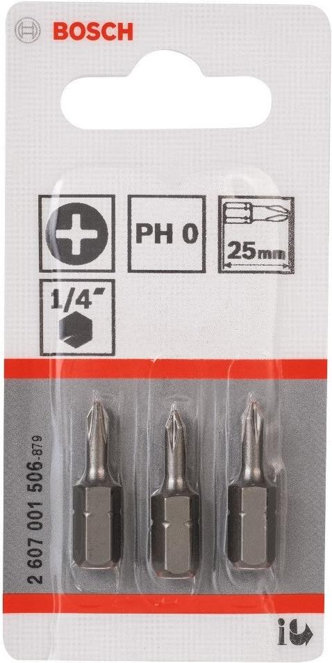 

Набор бит Bosch 2607001506 3 предмета, 2607001506 3 предмета