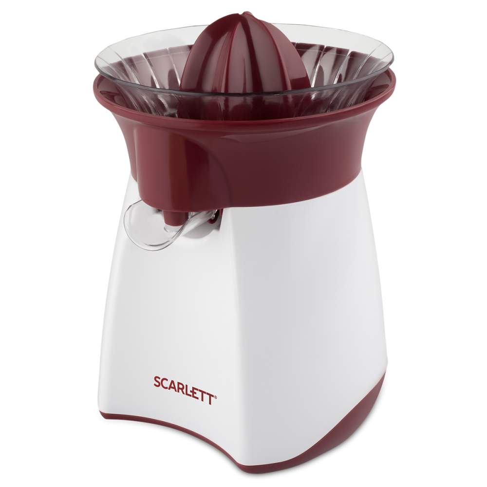 

Соковыжималка Scarlett SC-JE50C07 Белый/Красный, Соковыжималка Scarlett SC-JE50C07 белый/красный