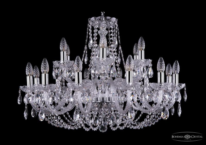 

Подвесная люстра Bohemia Ivele Crystal 1406/12+6/300/Ni