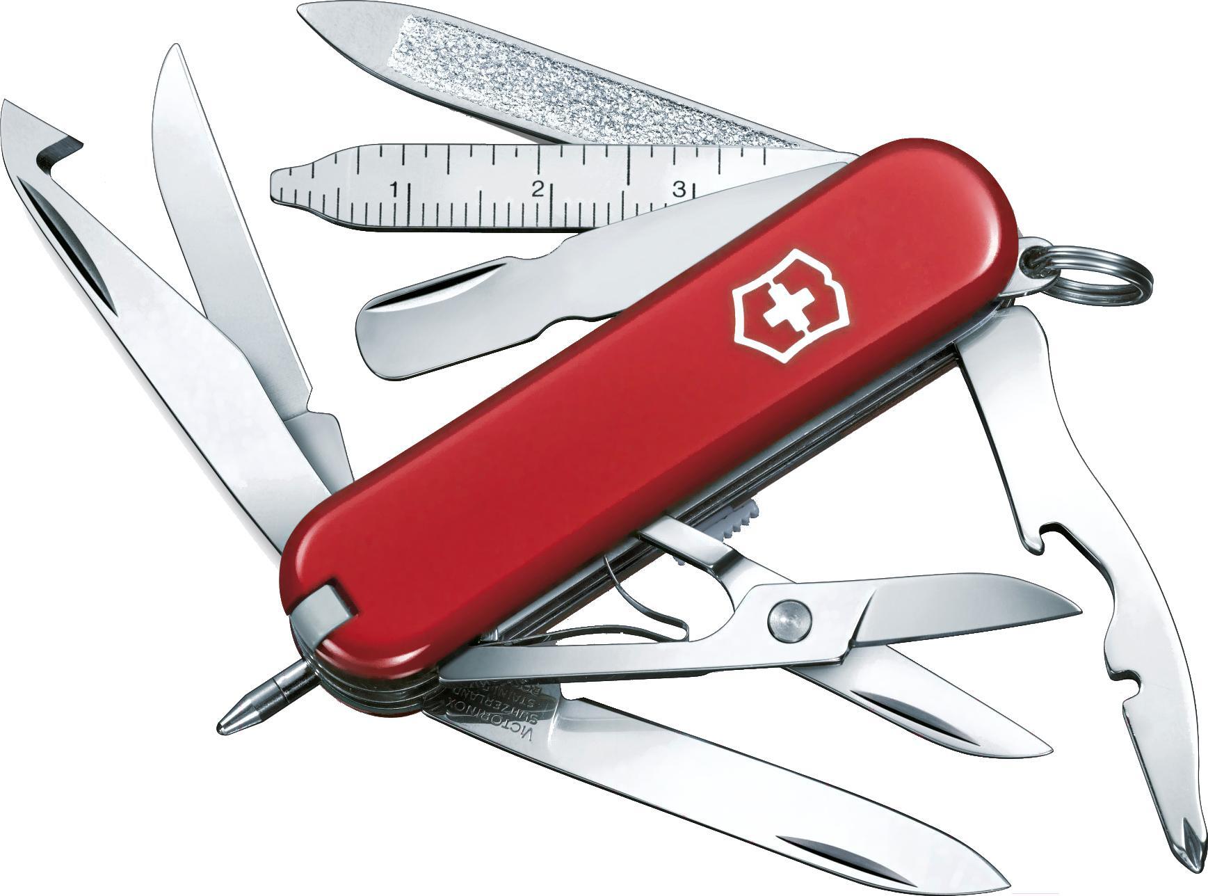 

Туристический нож Victorinox MiniChamp 17 функций красный [0.6385], Туристический нож Victorinox MiniChamp 17 функций 0.6385 красный