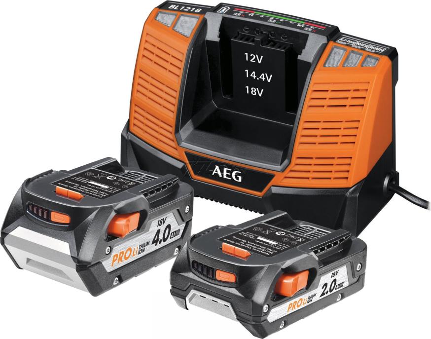 

Аккумулятор AEG L1840R (18 В; 4.0 А*ч) + L1820R (18 В; 2.0 А*ч) + зарядное устройство BL1218 + сумка SETLL18X02BL2 [4932459176], L1840R (18 В; 4.0 А*ч) + L1820R (18 В; 2.0 А*ч) + зарядное устройство BL1218 + сумка SETLL18X02BL2