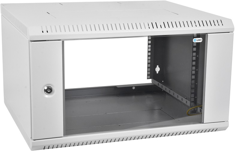 

Шкаф ЦМО 9U 600x520 мм серый [ШРН-Э-9.500], Шкаф телекоммуникационный настенный разборный 9U (600x520) дверь стекло, ШРН-Э-9.500