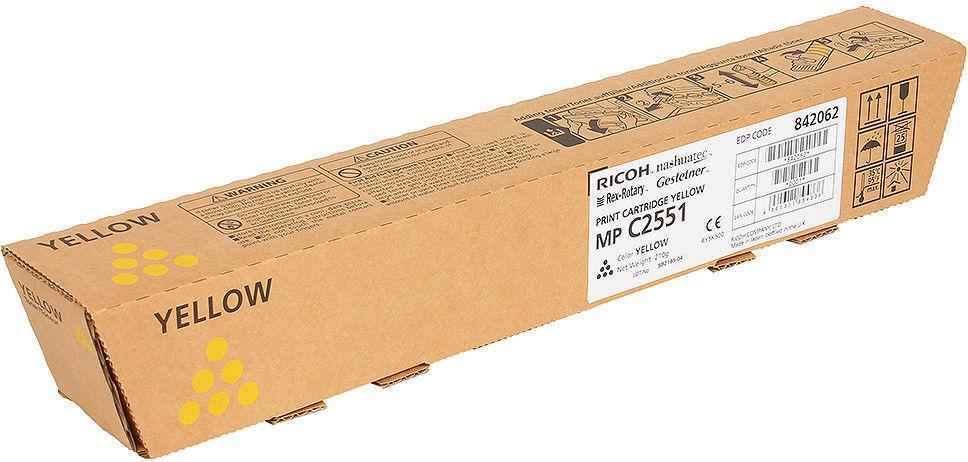 

Картридж Ricoh MP C2551he Yellow [842062], MP C2551he