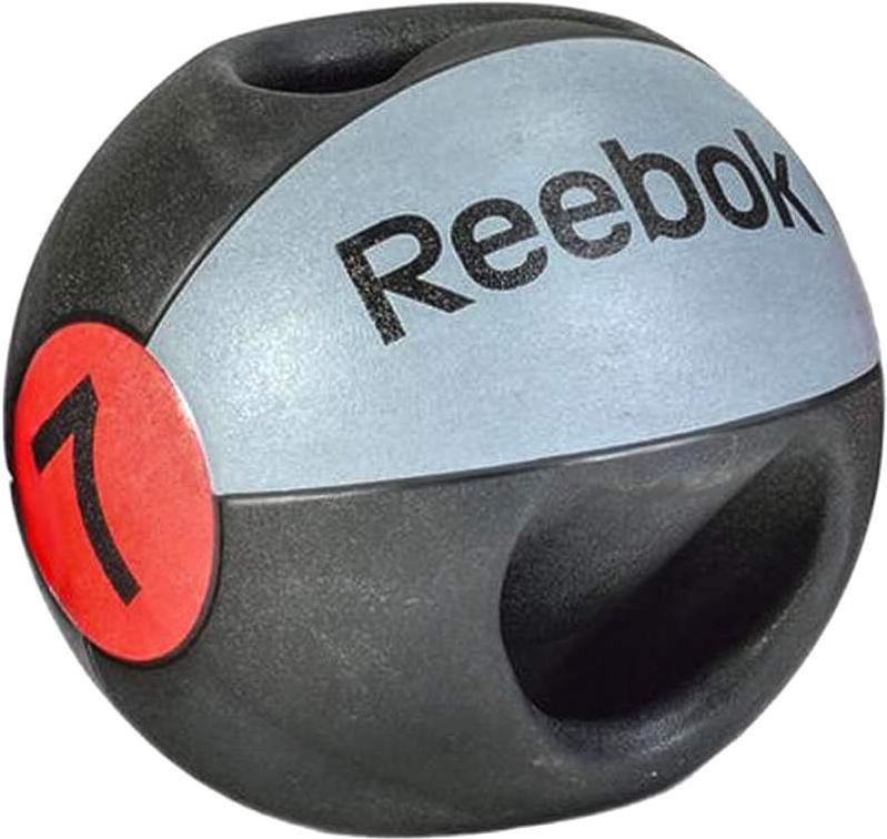 

Медицинбол Reebok Dual Grip Ball 7 кг черный/серый [RF\RSB-10127\00-00-00], Dual Grip Ball 7 кг