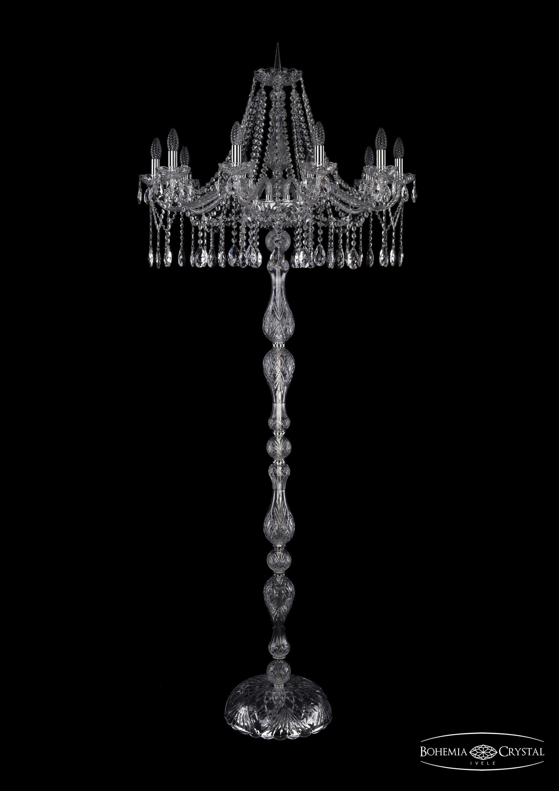

Подвесная люстра Bohemia Ivele Crystal 1413T1/10/300-210/Ni, Торшер Bohemia Ivele Crystal 1413T1/10/300-210/Ni