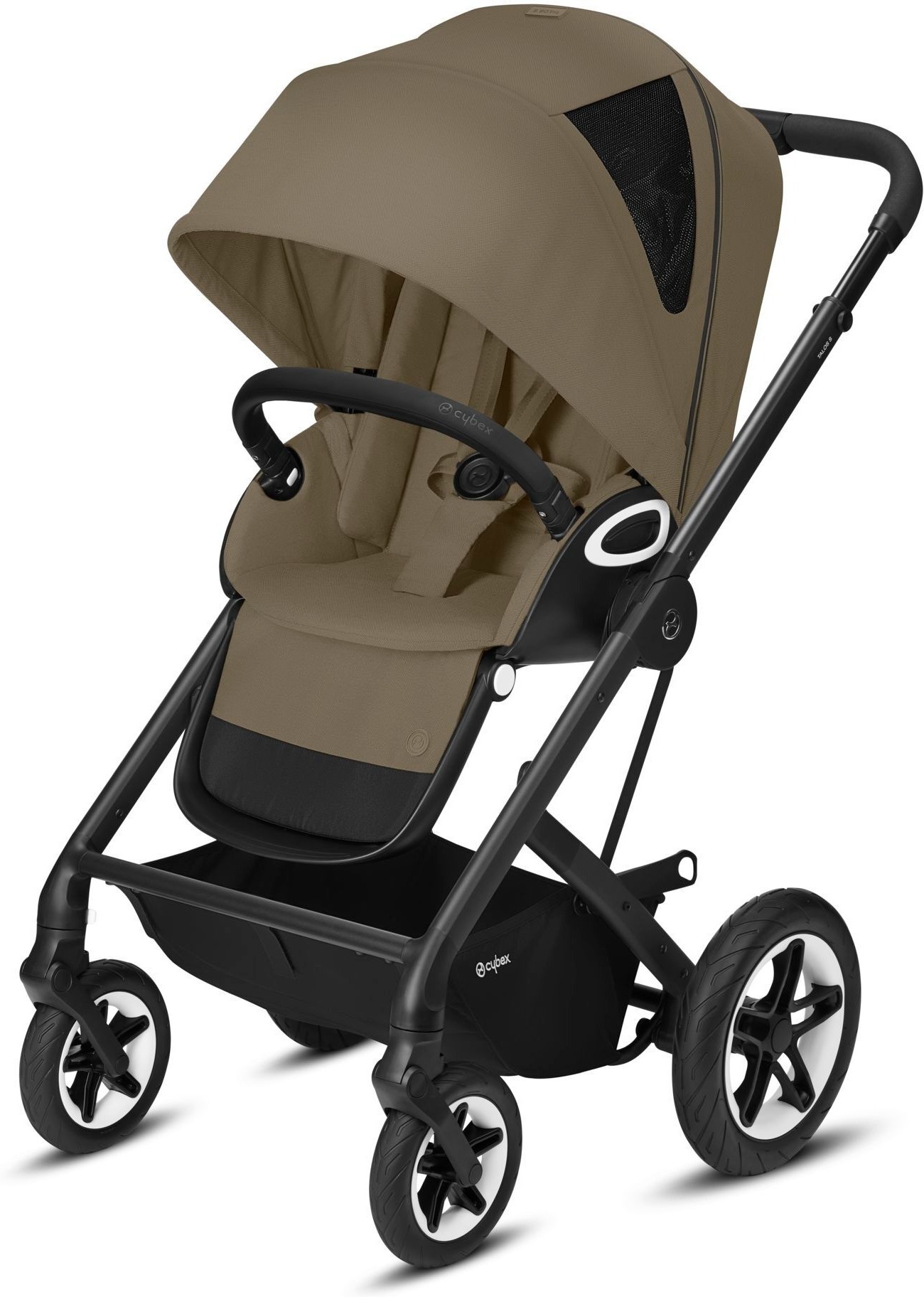 

Коляска прогулочная Cybex Talos S Lux BLK classic beige