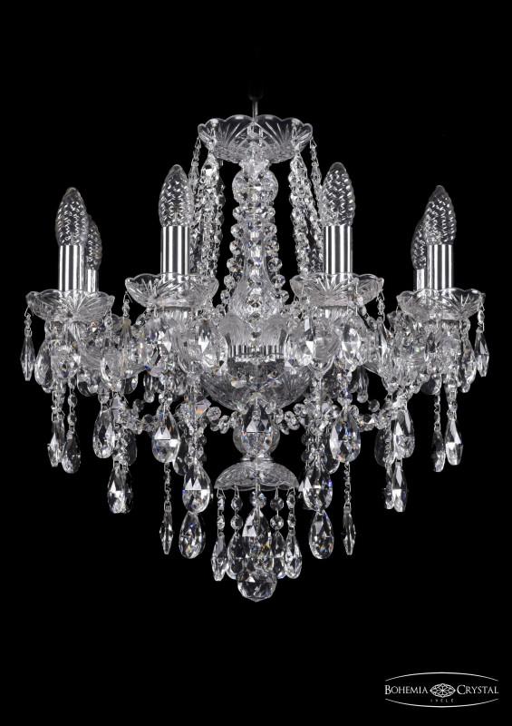 

Подвесная люстра Bohemia Ivele Crystal 1415/8/165/Ni