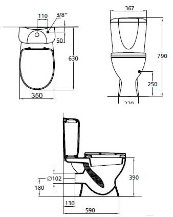 

Унитаз Ideal Standard Eurovit [W904201], Eurovit