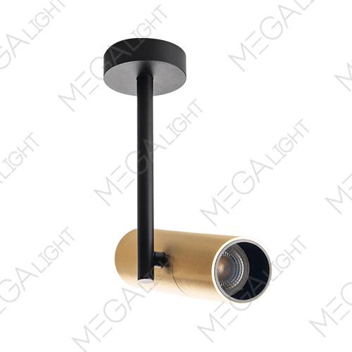 

Накладной точечный светильник MEGALIGHT M03-095 Black/Gold, M03-095