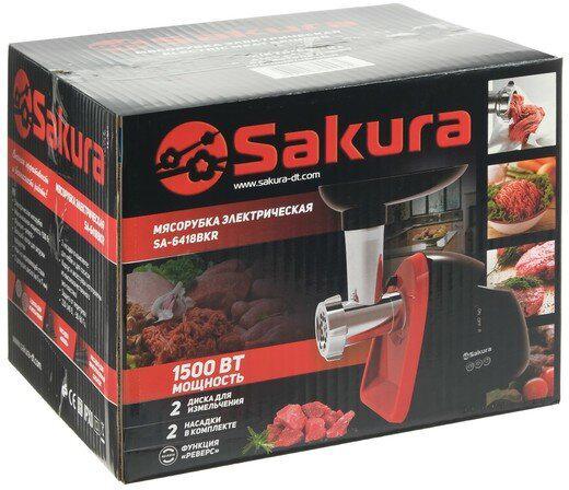 

Мясорубка Sakura SA-6418BKR, SA-6418BKR