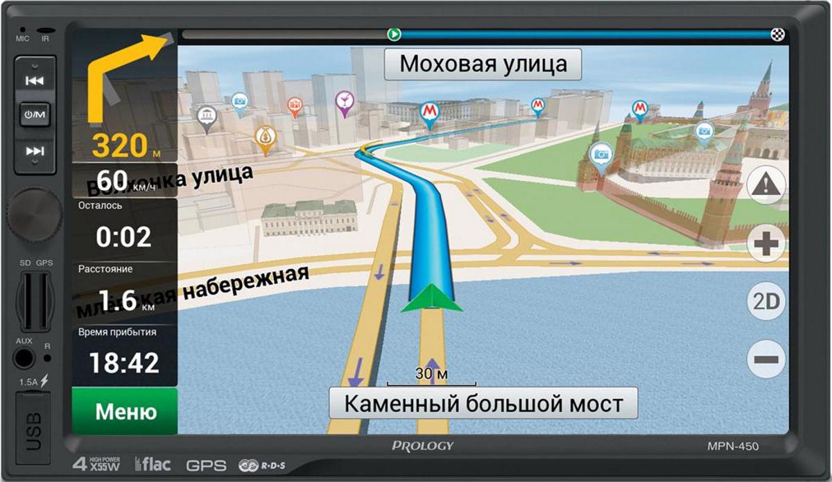 

Бездисковая автомагнитола Prology MPN-450, MPN-450