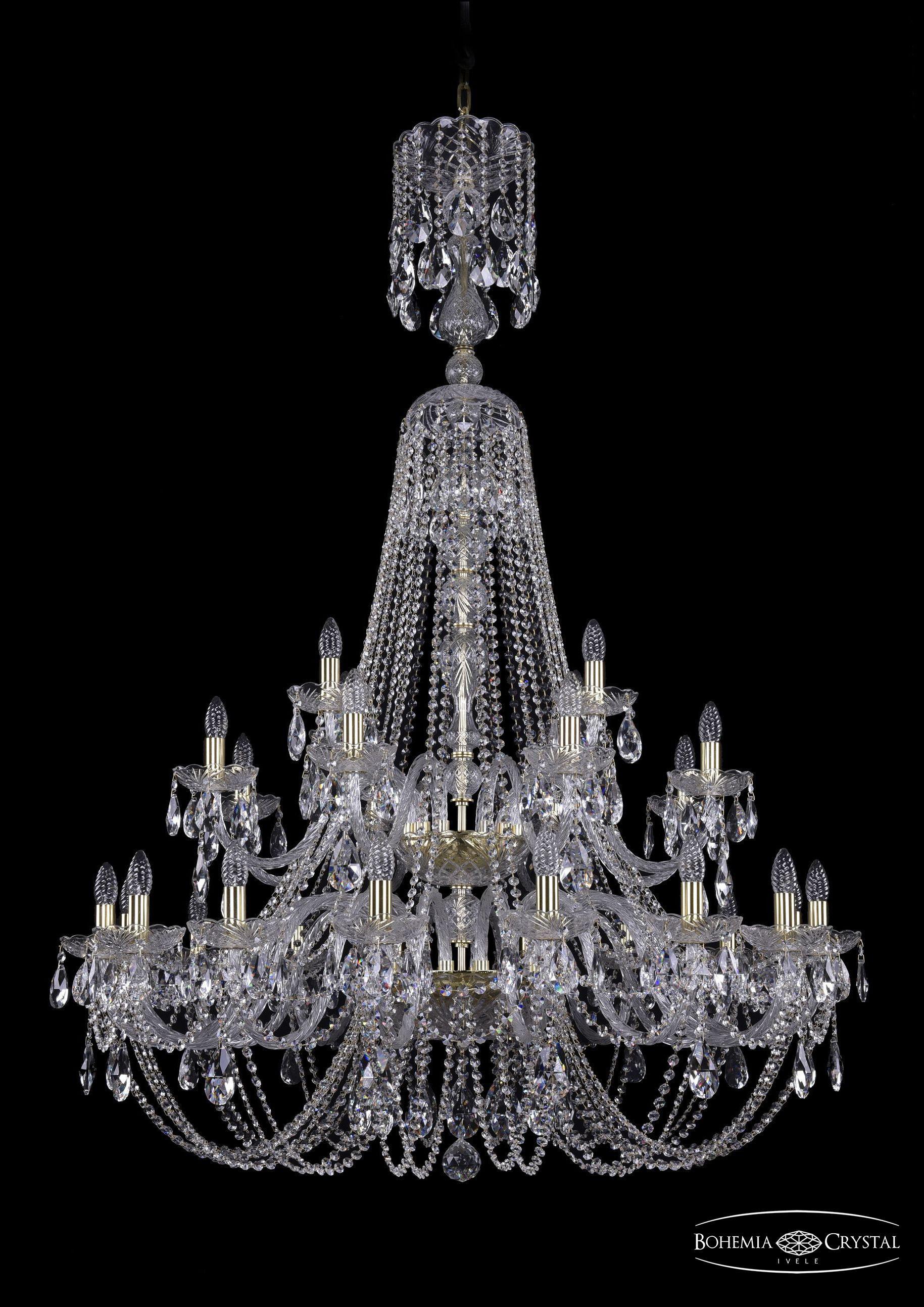 

Подвесная люстра Bohemia Ivele Crystal 1406/16+8+4/400/XL-162/2d/G