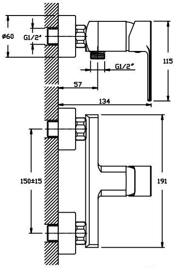 

Смеситель Mixxus Kubus 003 [MX0213], Kubus 003