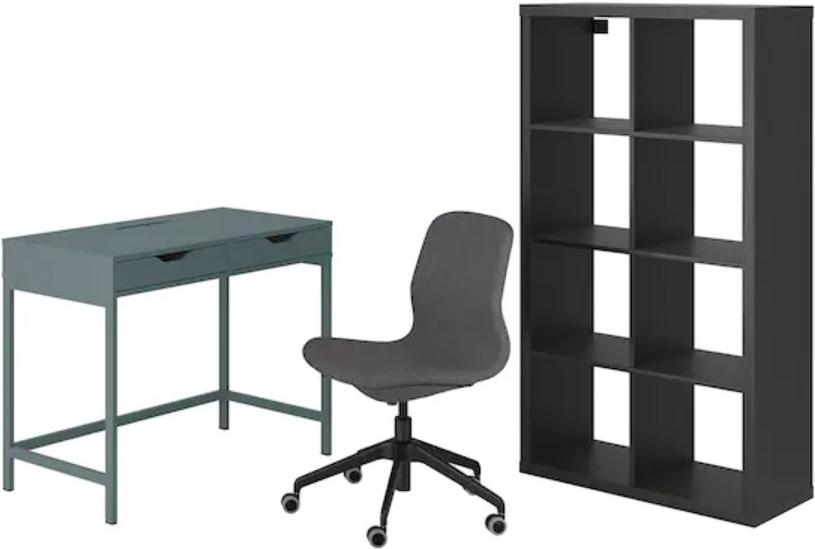 

Стол письменный Ikea Алекс/лонгфьелль / Каллакс [294.367.61], Алекс/лонгфьелль / Каллакс