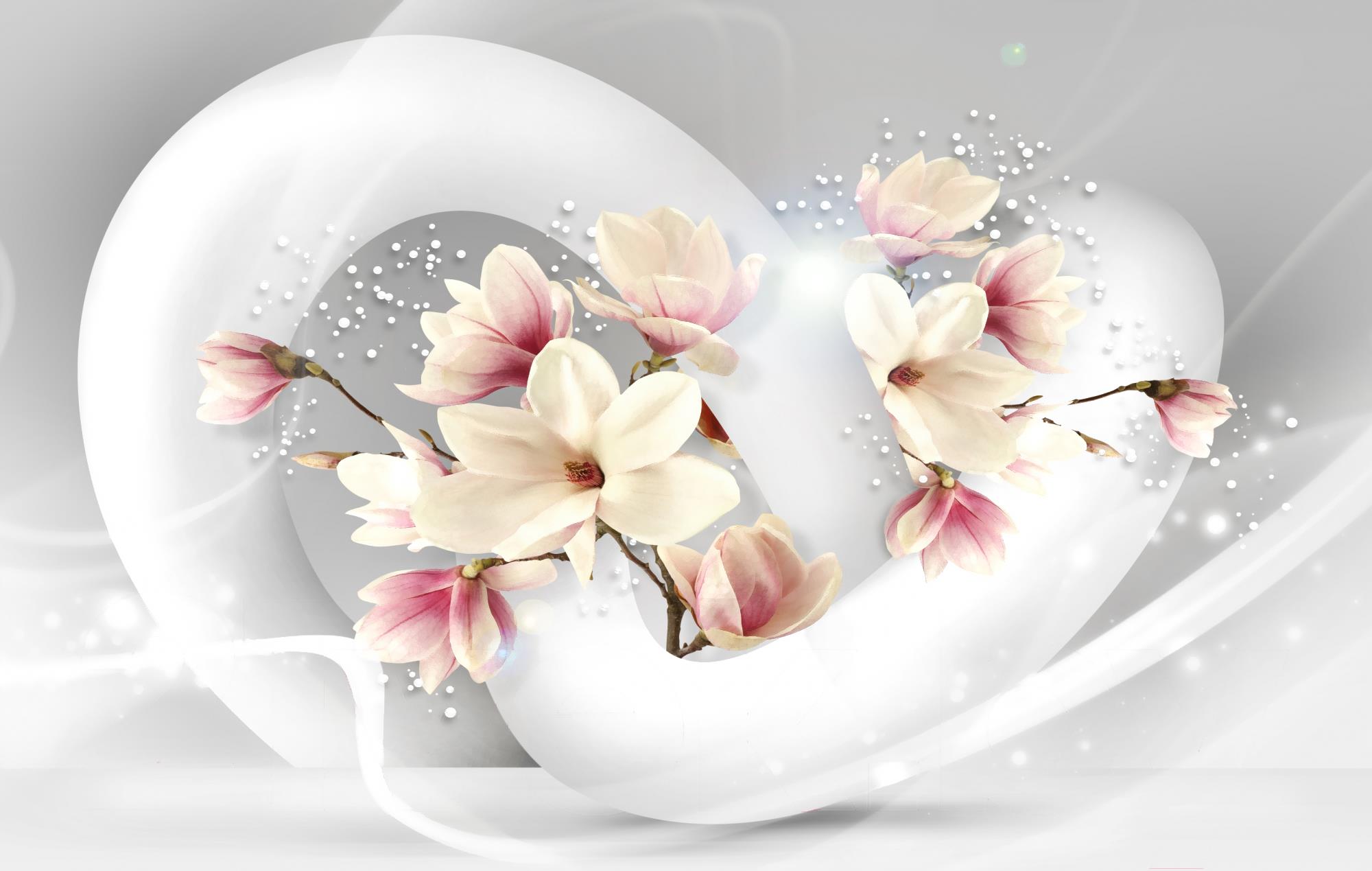 

Фотообои Citydecor Магнолия 3D (400x254), Магнолия 3D 400x254