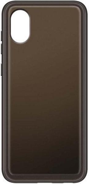 

Чехол для телефона Samsung Galaxy A03 Core Soft Clear Cover черный [EF-QA032TBEGRU], Galaxy A03 Core Soft Clear Cover