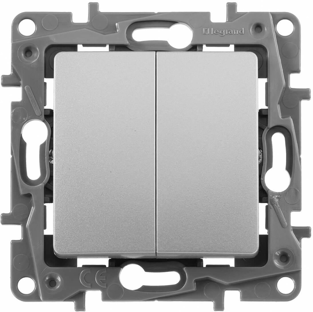 

Выключатель Legrand Etika 672412 алюминий
