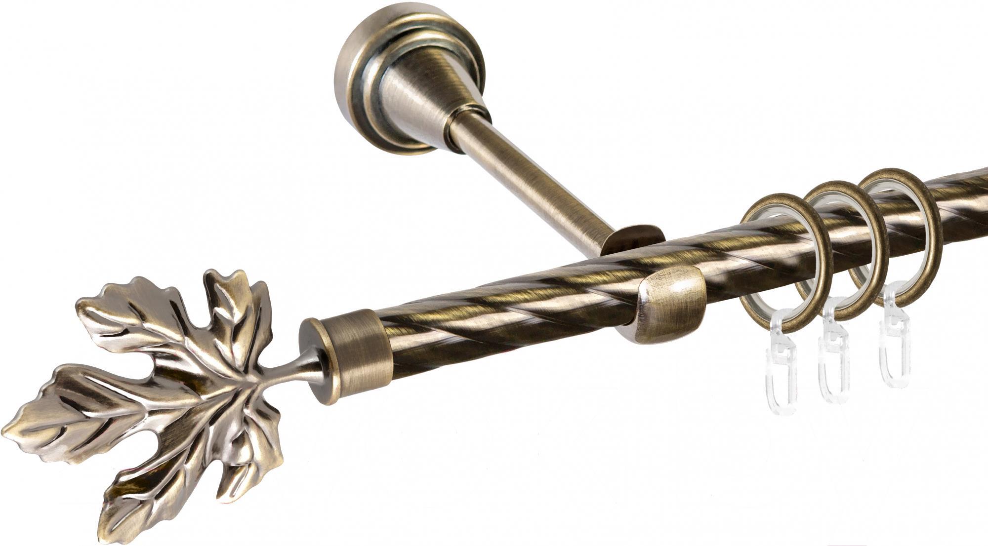 

Карниз АС ФОРОС Grace D16K + наконечники Клен 3м антик