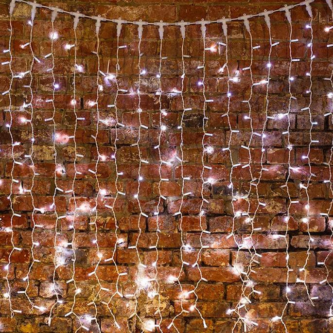 

Новогодняя гирлянда Neon-night Дождь 2x1.5m 360 LED White [235-115], Дождь 2x1.5m 360 LED