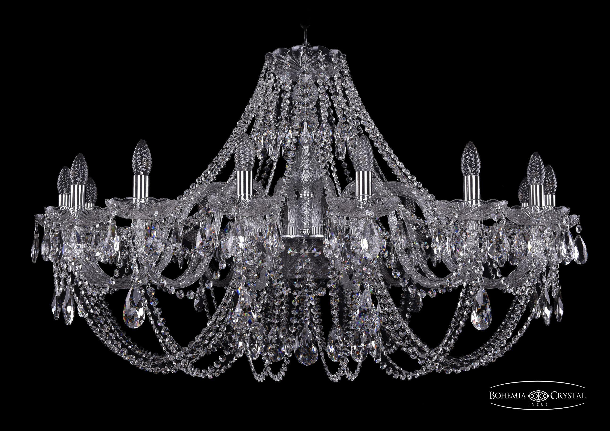 

Подвесная люстра Bohemia Ivele Crystal 1406/16/400/Ni