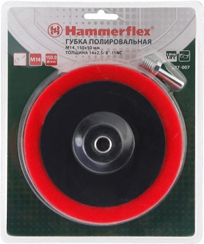 

Губка полировальная Hammer Flex 227-007 PD [62183], Flex 227-007 PD M14 WL 150х50 мм 14х2,5/8-11 NC