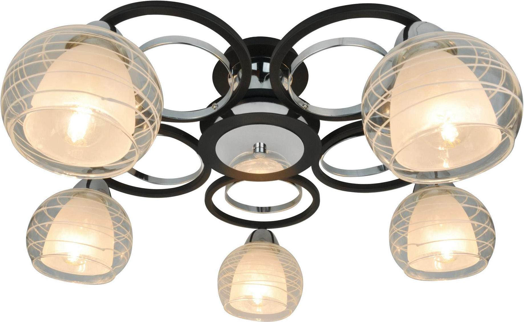 

ARTE Lamp A1604PL-5BK, Припотолочная люстра Arte Lamp Ginevra A1604PL-5BK