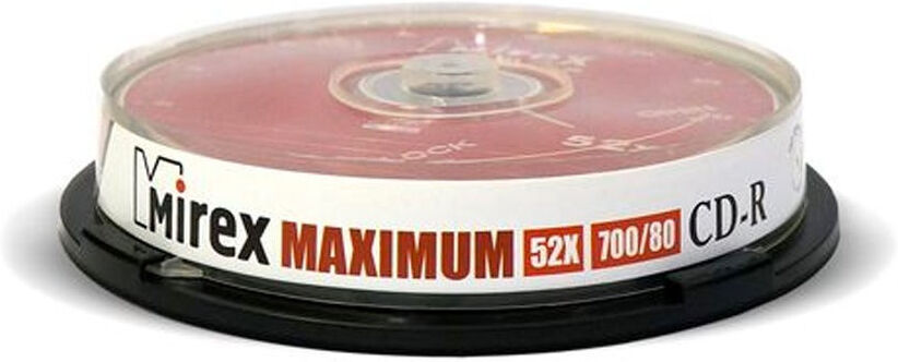 

Оптический диск Mirex CD-R Maximum (UL120052A8L)