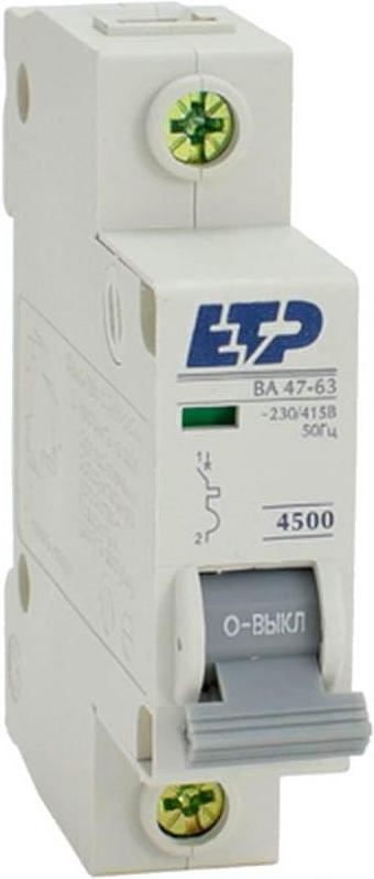 

Выключатель нагрузки ETP BA 47-63 1P 6A (B)