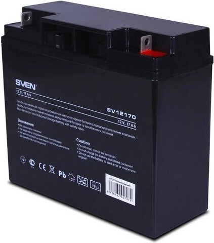 

Аккумулятор для ИБП SVEN 12V17Ah [SV-0222017], Аккумулятор для ИБП Sven 12V17Ah SV-0222017