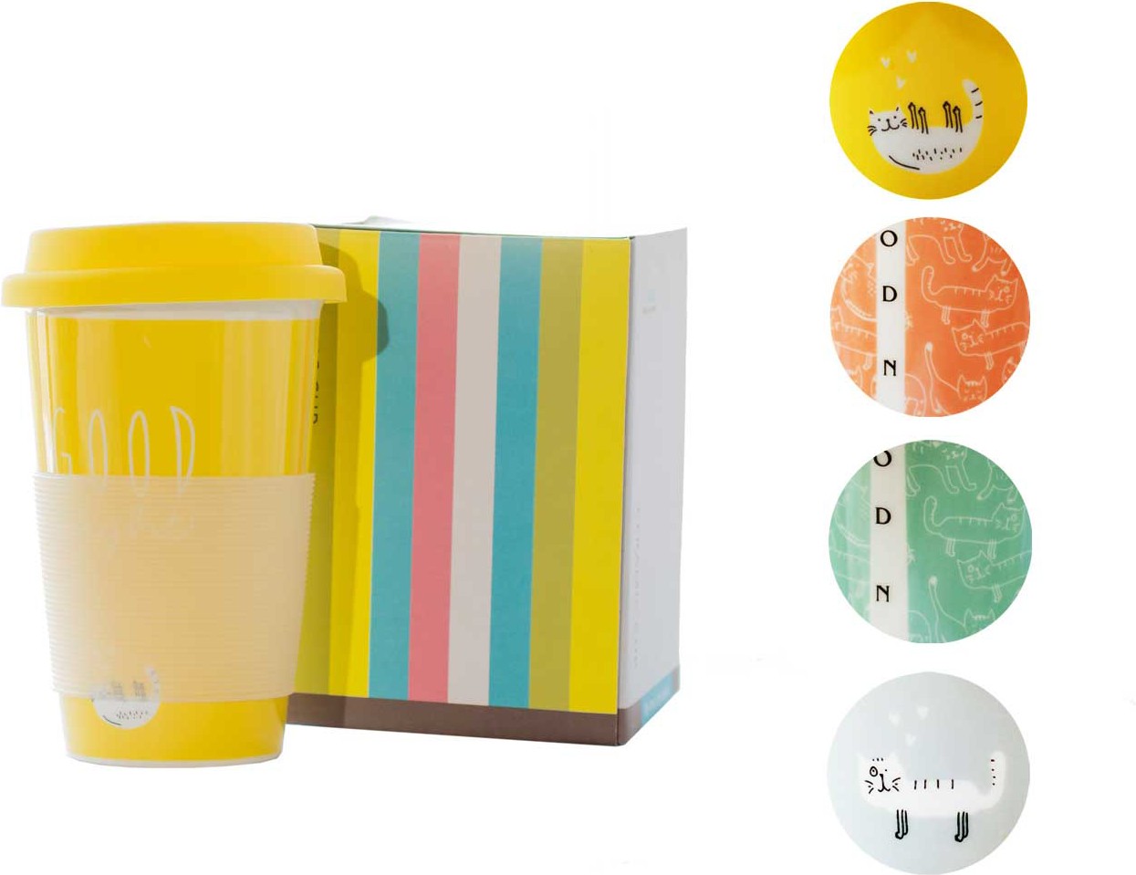 

Кружка monAmi MUG-228 с крышкой 440мл [MUG-228], Кружка MonAmi MUG-228 с крышкой 440мл
