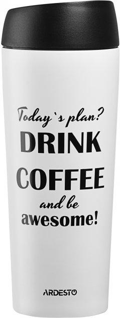 

Термокружка Ardesto Coffee Time Awesome бежевый [AR2645DMW], Coffee Time Awesome
