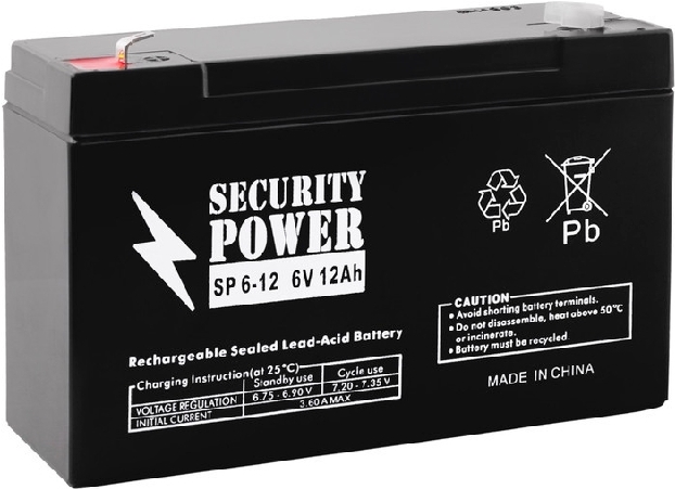 

Аккумулятор для ИБП Security Power SP 6-12 F1