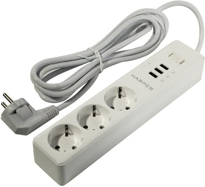 

Сетевой фильтр Harper UCH-325 White