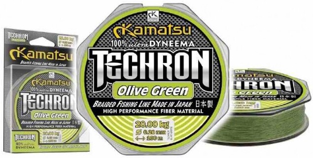 

Плетеная леска KAMATSU TECHRON 100 м 0,12мм Olive green [259100012], Плетеная леска KAMATSU TECHRON 100 м 0,12мм 259100012 Olive green