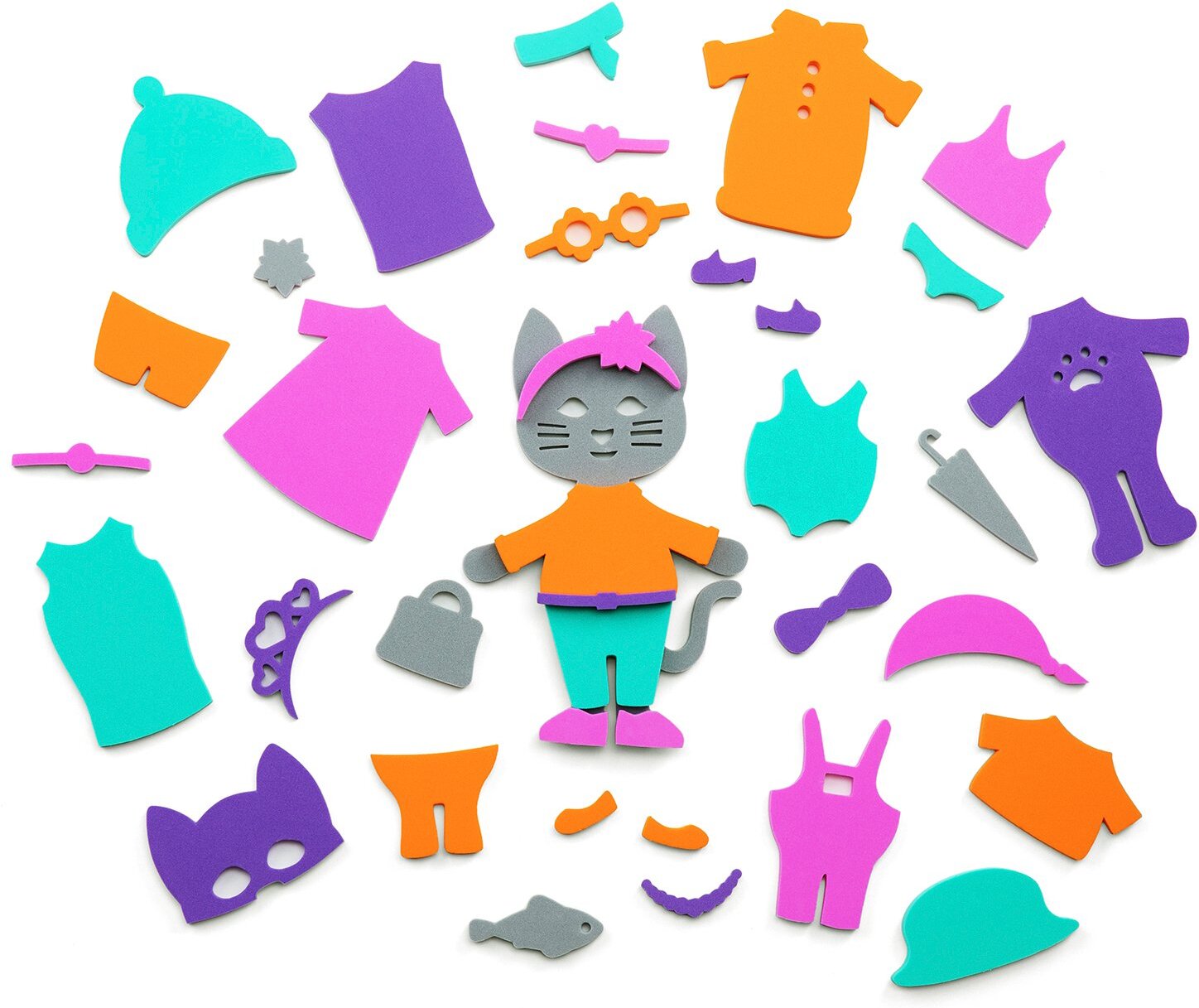 

Набор игрушек для ванной El'Basco Toys Аква Одевашка Кошка (02-002)