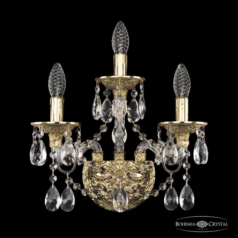 

Бра Bohemia Ivele Crystal хрустальная [16113B/2+1/141 G], хрустальная