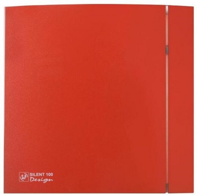 

Вентилятор вытяжной SolerPalau Silent-100 CZ Red Design - 4C [5210611800], Вентилятор вытяжной SolerPalau Silent-100 CZ Red Design - 4C 5210611800