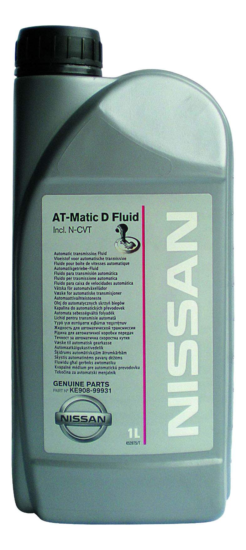 

Трансмиссионное масло Nissan Matic Fluid D / KE90899931 (1л), Matic Fluid D 1л